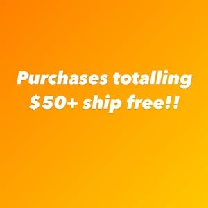 Free shipping for orders $50+